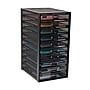 Mind Reader Storage Drawer, 10 Drawers, Metal, Black (10CABMESH-BLK)~#|#~D0BDA055-8443-44D2-8D6E538ACCDD4B55_sc7