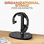Delton HS1 4-in-1 Wireless Charging Station and Headset Stand, Black (DHSWC1)~#|#~D0E1C3E4-3BBB-4309-B09640707F58C53B_sc7