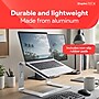 Staples TECH 11" x 10" Aluminum Laptop Stand, Silver (ST62653)~#|#~D0F7DAEF-EA64-42F7-B3B52871C219200E_sc7