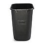 Coastwide Professional™ Indoor Trash Can Without Lid, Black Soft Molded Plastic, 3.5 Gallon (CW56428)~#|#~D0F8D8D5-8027-47E9-9F9FF3A1D203DA79_sc7