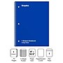 Staples 1-Subject Notebook, 8" x 10.5", College Ruled, 70 Sheets, Blue (ST27500C)~#|#~D10FF473-A5F5-4B11-BA1DD934978787B8_sc7