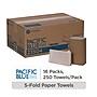Pacific Blue Basic Recycled Single Fold Paper Towels, 1-ply, Brown, 250 Sheets/Pack, 16 Packs/Carton (23504)~#|#~D115B1C6-15D5-477D-AA15E0DE7557BD87_sc7