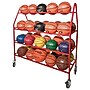 Champion Sports Deluxe Pro Basketball Cart, Red (BRCPRO)~#|#~D1330D02-AD27-49D2-85E2BD0E51B3A702_sc7
