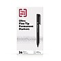 TRU RED™ Pen Permanent Markers, Ultra Fine Tip, Black, 36/Pack (TR54546)~#|#~D136BC14-DB6E-4882-B76B468FCB9B1266_sc7
