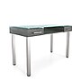 Union & Scale™ Prestige 47"W Glass Computer and Writing Desk, Gray (UN56948)~#|#~D14D087F-E2E5-47AD-82F6D5E45EE5E11F_sc7