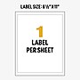 Avery UltraDuty Waterproof Laser GHS Chemical Labels, 8-1/2" x 11", White, 500 Labels/Box (60507)~#|#~D14DCDBD-665E-4736-9B6AB2D51231B881_sc7