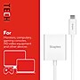 Staples TECH USB‑C to HDMI Adapter – Audio/Video Converter for Monitors, TVs & Projectors, Male‑to‑Female, White~#|#~D15A0BCF-8068-4D81-9E288695E056F9EB_sc7