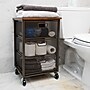 Mind Reader 3-Drawer Rolling Storage Organizer Cart with Wheels, Black (3TMESHC-BLK)~#|#~D177F443-2ED3-487E-A80B63B6AF94D58E_sc7