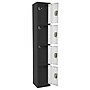 AdirOffice 72" 4-Tier Black and White Storage Locker (ADI629-204-B-W)~#|#~D18040F6-BA87-4831-9C1793E19280F72D_sc7