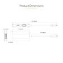 StarTech.com USB-C to HDMI/VGA/DVI Video Adapter, Male to Female, Attached 1ft Cable, 4K 60Hz/1080p (118-USBC-HDMI-VGADVI)~#|#~D1819710-E55A-45AC-86F364EAEE09FA3A_sc7