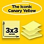 Post-it Pop-up Notes, 3" x 3", Canary Collection, Lined, 100 Sheet/Pad, 6 Pads/Pack (R335)~#|#~D18213CD-133D-4FA7-A85493F84661AD92_sc7