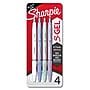 Sharpie S-Gel Retractable Gel Pen, Medium Point, 0.7mm, Black Ink, 4/Pack (2220963)~#|#~D1893FC6-7ABD-4F90-892654CDB66DF494_sc7