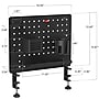 Mount-It! Clamp-On Pegboard Organizer with Accessories for Desks, Black (MI-7302BLK)~#|#~D18ED12A-9678-4BBD-A6B0614DF2E66968_sc7