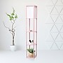Creekwood Home Classix 62.5" 3-Tier Storage and Display LED Floor Lamp with White Linen Shade, Light Pink (CWF-3007-LP)~#|#~D1A2C66B-AC35-413E-A71F563894064BAA_sc7