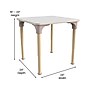 Flash Furniture Bright Beginnings Hercules Square Table, 24" x 24", Height Adjustable, White/Beech (MK-ME088024-GG)~#|#~D1AE9FFE-87BF-4A5D-817FFEB7D0A9882A_sc7