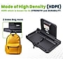 Alpine Industries Wall Mounted Changing Station, HDPE, Black  (411-E-BLK-MK)~#|#~D1BFB044-CE24-4A55-8FD672240C0540D8_sc7