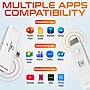 Delton D8 Wireless HDMI Transmitter and Receiver, USB-C to HDMI, 1080p, 2.4/5 GHz Dual-Band, 98 ft. Range, White (DVAD8WH)~#|#~D1C86632-DAF6-4B2A-B4D02CB06B8303C0_sc7