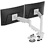 FlexiSpot MA1 Adjustable Dual Arms, Up to 32" Monitors, White (MA1W-D-DP)~#|#~D1D18B38-B18F-483C-B7B617EDDE8BFD3E_sc7