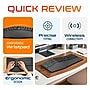 Delton KB250 Ergonomic Wireless Curved Keyboard with Cushioned Wrist Rest, Black (DKBE250-WR)~#|#~D1D73703-5E15-42E3-BB5AE314AE7F0CD2_sc7