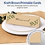 Avery Matte General Use Blank Cards, Kraft Brown, 50/Pack (95329)~#|#~D1DB233B-D2A0-42BF-9CFC16A755E04008_sc7