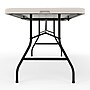 Staples 8' x 30" Heavy Duty Plastic Folding Table, White (79233/54273)~#|#~D1E4558B-F594-4156-A2D832B9D1EAD36C_sc7