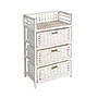 Household Essentials Woven Storage Drawer, 3-Drawer, White (HE1105)~#|#~D1F0161C-89F7-4999-89E5C185B7FA9657_sc7