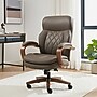 La-Z-Boy Colston Ergonomic Vegan Leather Swivel Executive Chair, Mocha Brown (60120-MBRN)~#|#~D1FA3876-381D-45DB-A598926AF3F0BE85_sc7