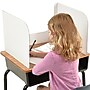 Classroom Products Foldable Cardboard Freestanding Privacy Shield, 13"H x 20"W, White, 40/Box (WS1340 WH)~#|#~D21DED08-D101-414E-A33AFE13A2F90909_sc7