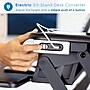 Mount-It! 36"W Electric Adjustable Standing Desk Converter with USB Charging Port, Black (MI-7927E)~#|#~D21E9FAD-B125-43C4-B79DC365E0F937B5_sc7