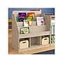 Flash Furniture Bright Beginnings 3-Section Modular Bookstand with Storage, 36" x 34.75", Brown (MKKE24282)~#|#~D23811BA-6942-4F7B-B75B8021EEE171EC_sc7