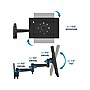 Mount-It! Adjustable Anti-Theft iPad Wall Mount with Swing Arm, Black (MI-3774B_G10)~#|#~D23BF1B8-AB0A-4F4F-A3D4DD10237A2E8E_sc7