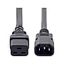 StarTech 6' C14 to C19 Power Cable, Male to Female, Black (PXTC14C19146)~#|#~D2411172-2347-44E5-9CD2BDC3EFF92C9D_sc7
