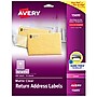 Avery Easy Peel Laser Return Address Labels, 2/3" x 1-3/4", Clear, 60 Labels/Sheet, 10 Sheets/Pack (15695)~#|#~D268ACDB-F17D-4B39-B8F33E068A28647E_sc7