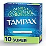 Tampax Cardboard Applicator Tampons, Super, Unscented, 10/Box (31409)~#|#~D27CA31C-40C4-46BC-882B39BBB53B14BF_sc7