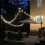 Excello Global Products Bistro Pole for String Lights with 50' G40 Lights, Black, 2/Pack (EGP-HD-0360)~#|#~D28084F0-28C1-44E8-9911DDE1DD2AD0A6_sc7