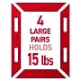 Command Large Hanging Strips, 16 lb., Black, 20/Pack (17206BLK-20NA)~#|#~D283EEE5-911B-49F9-9560FF73AD2892DD_sc7