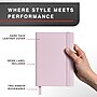 Staples Pro120 Elite™ Hardcover Journal, 5.5" x 8", Narrow Ruled, Dusty Pink, 195 Pages (ST63375)~#|#~D28ECE1E-4A34-4957-8E8A6EC24D392594_sc7