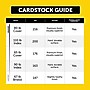 Exact Vellum Bristol 67 lb. Cardstock Paper, 8.5" x 11", White, 250 Sheets/Ream (80211)~#|#~D2912548-D91A-4D27-9742CDCB5D27AA58_sc7