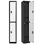 AdirOffice 72'' 2 Tier Black and White Storage Locker, 4/Pack (ADI629-202-B-W-PKG-4)~#|#~D29B4AD9-8E16-461B-90131F1E8BD282D5_sc7