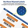 Avery Durable Removable Rectangle Multipurpose Labels, 1" x 2-5/8", White, 128/Pack (94201)~#|#~D2B32685-696B-4890-9F3A109A3C0A41BB_sc7