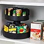Mind Reader Plastic 2-Tier Snack Tray Carousel Countertop Organizer, Black (SNACKCAR-BLK) ~#|#~D2BD838F-2494-4F97-972930B8A12D10F8_sc7