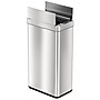 iTouchless Stainless Steel Wings Open Lid Sensor Trash Can with AbsorbX Odor Control, Silver, 18 gal. (WS18RSL)~#|#~D2D129C4-D8E8-4187-99F4F4264B3A7F91_sc7