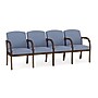 Lesro Weston 4-Seat Tandem Seating, Chambray Light Navy/Riftwood Walnut(WS4103.WRW-01CHLN)~#|#~D2DBB8A4-0657-4D8B-B72E77C2C837FB39_sc7