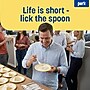 Perk Heavy-Weight Plastic Spoons, 100 Count Disposable Spoons for Breakfast, Desserts & Everyday Use, White~#|#~D2E10449-B620-4B39-8C24A26B5439D658_sc7