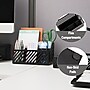 Mind Reader 5-Compartment Metal Desk Organizer, Black (MOSORG-BLK)~#|#~D3151CAE-AC41-4741-A86D957AFF77D1F3_sc7