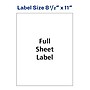 Avery Copier Shipping Labels, 8-1/2" x 11", White, 100 Labels/Box (5353)~#|#~D316A791-0104-4217-82322E469206613D_sc7
