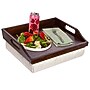Rossie Home 16.5" x 13" x 3.7" Lap Tray with Pillow, Espresso Bamboo (76102)~#|#~D329F67F-F41D-46F4-B2C844BB858F40B0_sc7