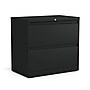 Staples Commercial 2-Drawer Lateral File Cabinet, Letter/Legal Size, Lockable, 28"H x 30"W x 18.62"D, Black (60934/21553)~#|#~D336F1D5-060F-48FB-A6BDE7C31F237500_sc7