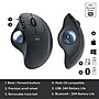 Logitech ERGO M575 Wireless Ergonomic Trackball Mouse, Black (910-007026)~#|#~D358F84C-4BAB-4C0D-B6F9B94AEDB447ED_sc7