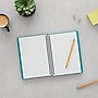 Staples Premium 2-Subject Notebook, 6" x 9.5", College Ruled, 100 Sheets, Teal (ST58328)~#|#~D3681CEB-9547-479C-82116B82BBB061AB_sc7